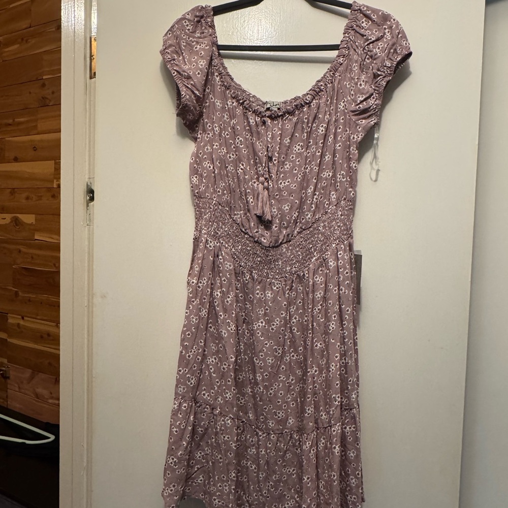 Floral Mauve Dress